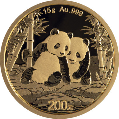 Panda (2026) - 15g - zelta investīciju monēta