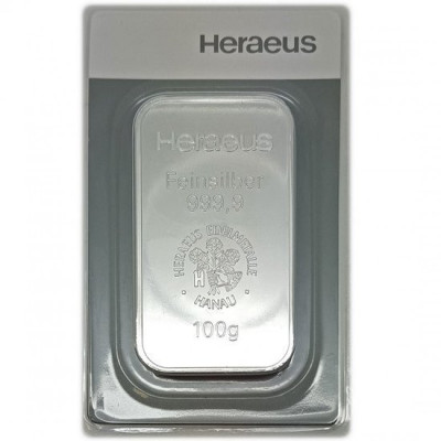 Argor-Heraeus - 100 g - Silver Investment Bar