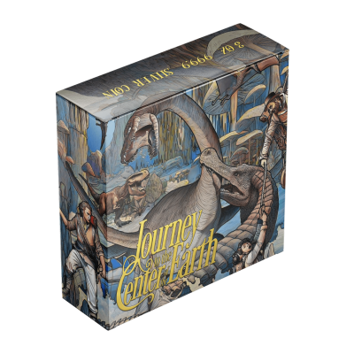 Ceļojums uz Zemes centru (2026) - 3 oz - sudraba sudraba apgrozības monēta kolekcijas monēta