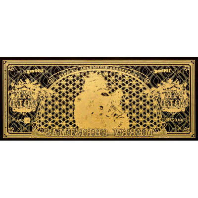 Santa Bucks Aurum - 24k zelta banknote
