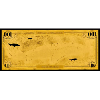 Klinšu stores - 24k zelta banknote - I sērija