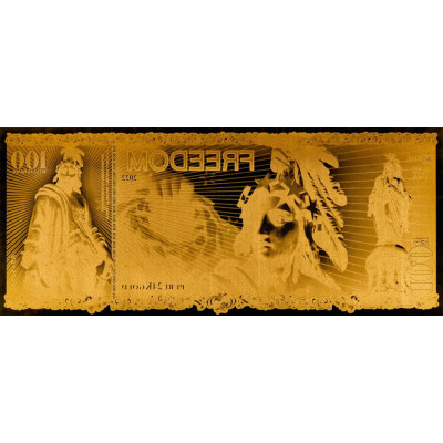 Freedom Aurum - 24k zelta rēķins (100 mg)