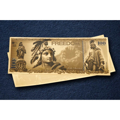 Freedom Aurum - 24k zelta rēķins (100 mg)