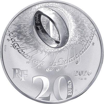 Gredzenu pavēlnieks - 1 oz sudraba kolekcijas monēta