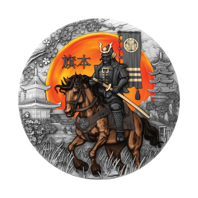 Hatamoto - 2 oz - sudraba kolekcijas monēta