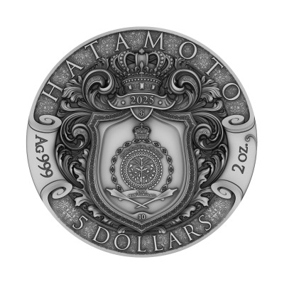 Hatamoto - 2 oz - sudraba kolekcijas monēta