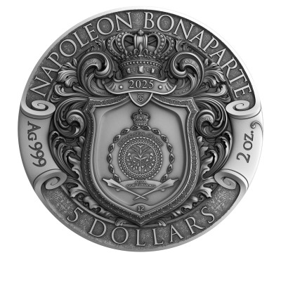 Napoleons Bonaparts - 2 oz - Kolekcijas sudraba monēta
