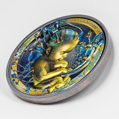 Baby Cyborg Revolution (2022) - 3 unču sudraba Proof monēta