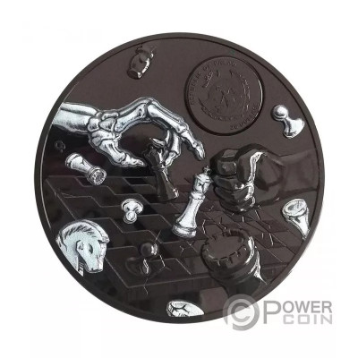 Dark Checkmate (2021) - 3 Oz - Silver Proof Collector Coin