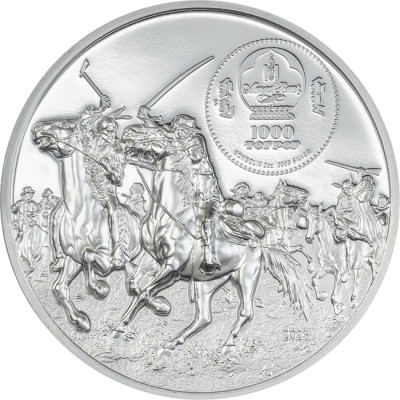 „Custer pret Sitting Bull“ (2026) – 2 unces – sudraba „proof“ kolekcijas monēta